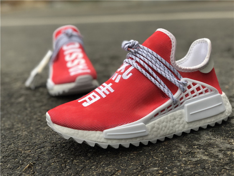 Super max Adidas NMD Human Race Pharrell China Exclusive Red(98% Authentic quality)